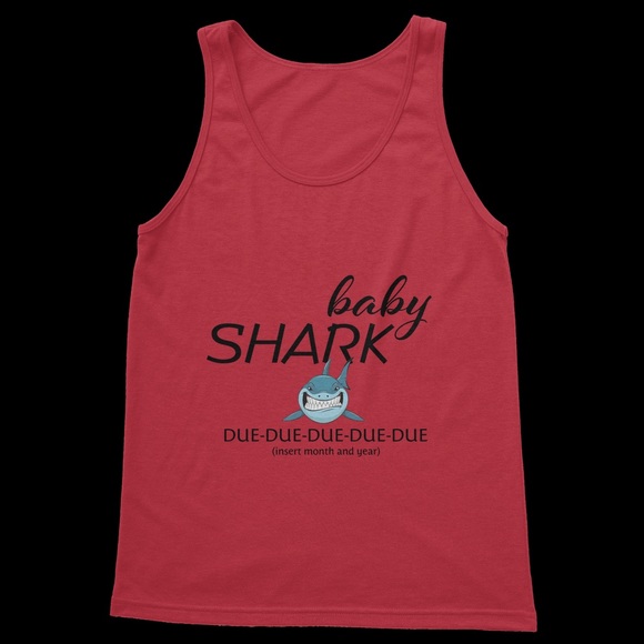 Baby Shark Classic Unisex Tank Top - Picture 3 of 5